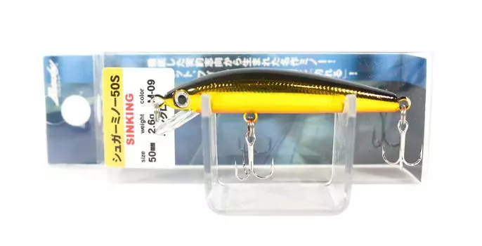 Тонущая приманка Bassday Sugar Minnow 50S 2,6 грамма M-09 (0139)