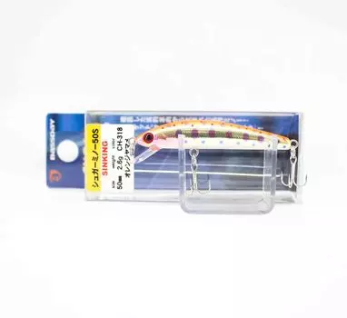 Тонущая приманка Bassday Sugar Minnow 50S 2,6 грамма CH-318 (0603)