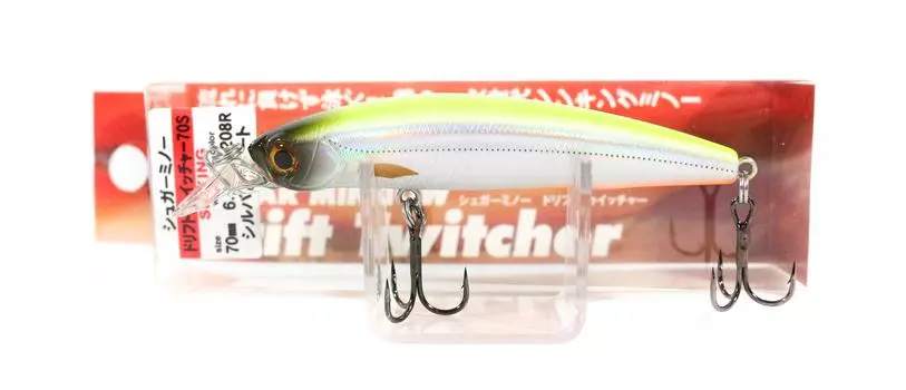 Тонущая приманка Bassday Sugar Minnow Drift Twitcher 70S H-208 (6360)