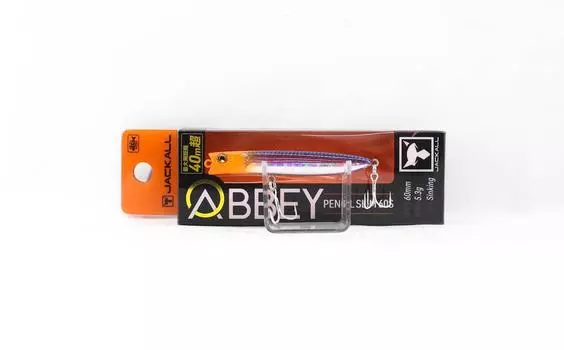 Тонущая приманка Jackall Abbey Pencil Slim 60S Оранжевая сардина (7565)