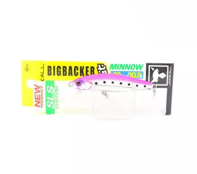 Тонущая приманка Jackall Big Backer Fit Minnow 60 10,8 грамм Розовый Иваши (2103)