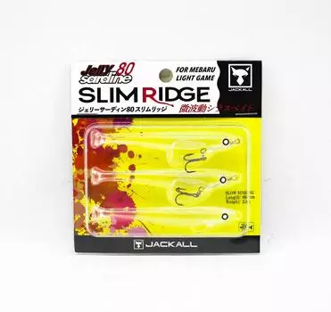 Тонущая приманка Jackall Jelly Sardine 80 мм с тонким хребтом Oboro Glow Clear (0674)