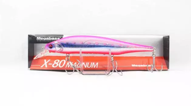 Тонущая приманка Megabass X-80 Magnum HT Hirame Pink Iwashi (4572)