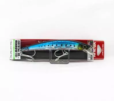 Тонущая приманка Yo Zuri 3D Crystal Minnow 110 мм F1149-GHIW (6201)