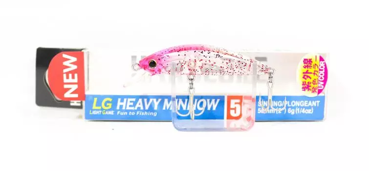 Тонущая приманка Yo Zuri Duel Hardcore LG Heavy Minnow 50S F1200-KPRG (2397)