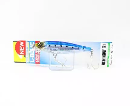 Тонущая приманка Yo Zuri Duel L Blue Fix Minnow 70S F1231-HIW (1060)