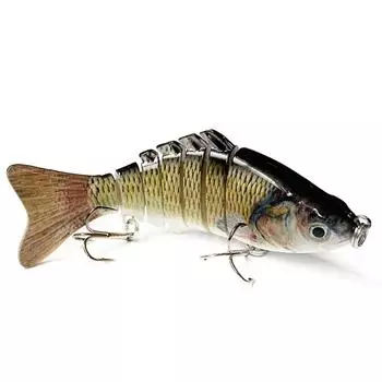 Тонущие воблеры Рыболовные приманки Многосоставная свимбейт Жесткая наживка для окуня (1)