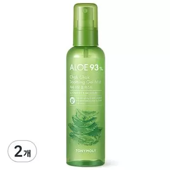Tony Moly Aloe Moist Успокаивающий гель-спрей, 2 шт., 150 мл