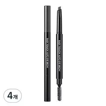 Tony Moly Easy Touch Auto Eyebrow 0.4g, 02 Gray, 4 pcs.