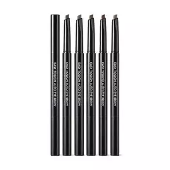 Карандаш для бровей Tony Moly Easy Touch Auto Eyebrow 0,4 г, 05 Коричневый, 2 шт.