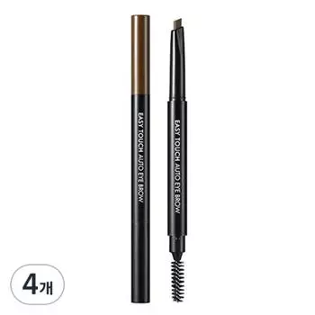Tony Moly Easy Touch Auto Eyebrow 0.4g, 03 Dark Brown, 4 pcs.