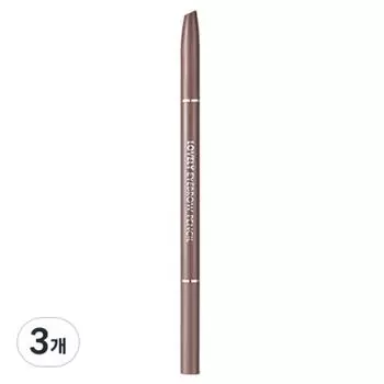 Tony Moly Lovely Eyebrow Pencil 0.1g, No. 6 Latte Brown, 3 pcs.