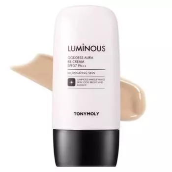 Tony Moly Luminous Goddess Glow BB Cream SPF37 PA++ 45 г, нет. 2 Спокойный бежевый, 1 шт.