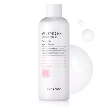Tony Moly Mochi Toner Lotion Большая емкость Корейская косметика Керамид Гиалуроновая кислота Протирающий лосьон Увлажняющий чувствительной кожи Корейский лосьон