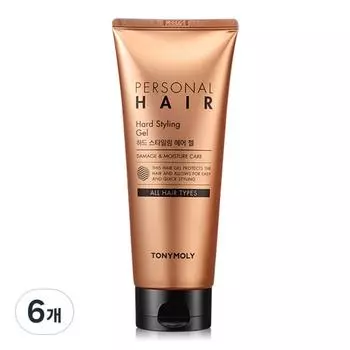 Tony Moly Personal Hard Styling Hair Gel, 200ml, 6 pcs.