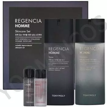 Tony Moly Regencia Homme 2-piece skin care set, 1 set
