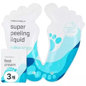 Tony Moly Shiny Foot Super Peeling Liquid, 2 упаковки, 3 упаковки