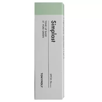 Tony Moly База Simple Last Tone Up 35 г, 01 Зеленый, 1 шт.