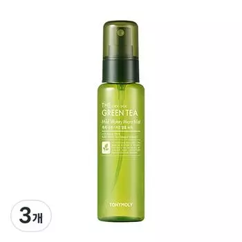 Tony Moly The Moist Green Tea Mild Fog Mist, 90 мл, 3 шт.