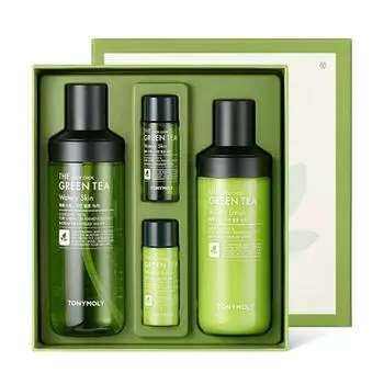 Tony Moly The Moist Green Tea Moisture набор из 2 предметов, 1 набор Популярная корейская косметика