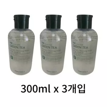 Tony Moly The Moist Green Tea No-Wash Cleansing Water, 900ml, 3 units