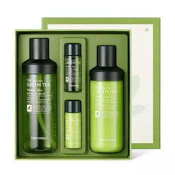 Tony Moly The Moist Green Tea Увлажняющий набор из 2 предметов