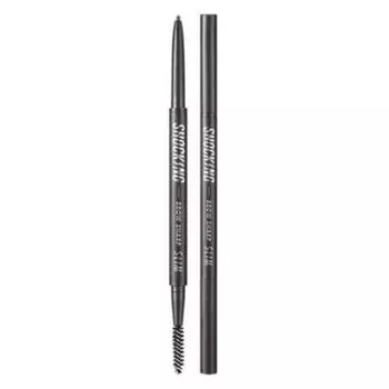 Tony Moly The Shocking Vegan Eyebrow Sharp Slim, 1 шт, 01 Серо-коричневый