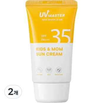 Tony Moly UV Master Kids & Mom Солнцезащитный крем SPF 35 PA+++, 45 мл, 2 шт.
