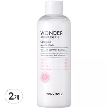 Tony Moly Wonder Ceramine Mochi Toner, 500 мл, 2 шт.