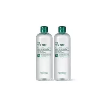 TONYMOLY [2 упаковки] Увлажняющая очищающая вода с зеленым чаем 500 мл