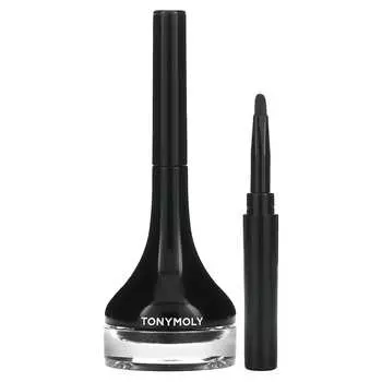 TonyMoly, bag gel eyeliner, 01 black, 4g