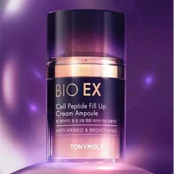 Tonymoly Bio EX Cell Peptide Fill Up Cream, ампула 50 мл + сменный блок 30 мл
