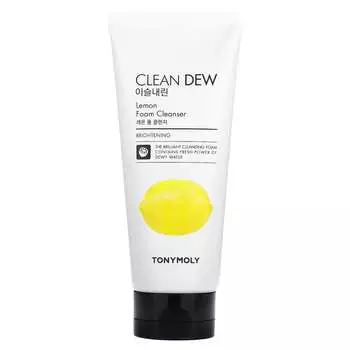 TonyMoly, Clean Dew, очищающая пенка с лимоном, 180 мл