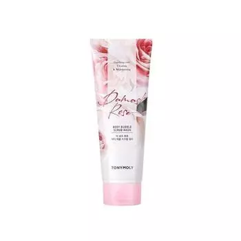 TONYMOLY Damask Rose Body Bubble Scrub Wash 150мл.