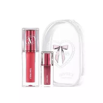 TONYMOLY Get It Tint Waterful Butter Tint + Pouch Set 3 предмета [TONYMOLY x YOUHEE] P000DWMO - 12 After Coral