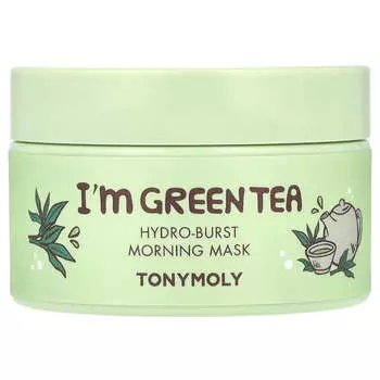 TonyMoly, I m Green Tea, утренняя маска красоты Hydro-Burst, 100 г (3,52 унции)