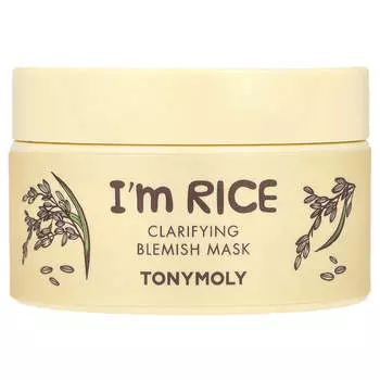 TonyMoly, I m Rice, очищающая маска для лица от несовершенств, 100 мл (3,38 жидких унций)