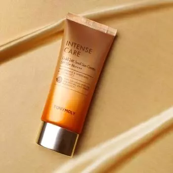 Tonymoly Intense Care Gold 24K Солнцезащитный крем с улиткой 50 мл SPF50+ PA++