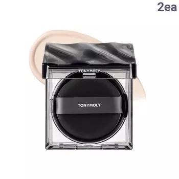 TONYMOLY Skin Tone Fixing Cover Cushion Set 13g*2ea P000DXAC - 01 Ivory