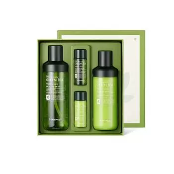 TONYMOLY The Chok Chok Green Tea Watery Skin Care SET из 2 (Тоник + лосьон)