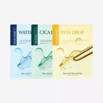 too cool for school Drop Ampoule Mask Sheet 3 Types Vita Drop Ampoule