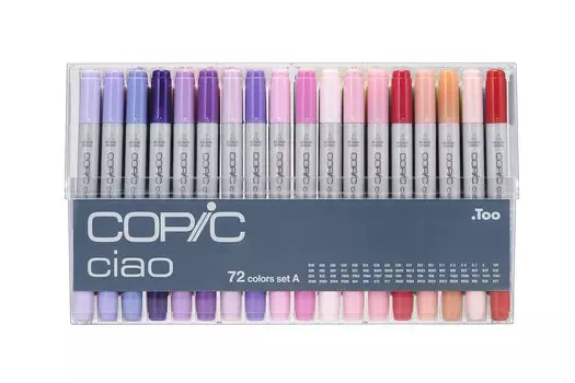 Too Copic Ciao 72 colors A set