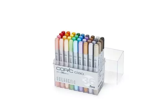 Too Copic Ciao Start 36 Color Set Made in Japan Многоцветный маркер для иллюстраций Маркер-маркер