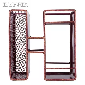 Tooarts Letter-O Винная полка Настольная декоративная полка для вина Прочный железный материал Дисплей и магазин