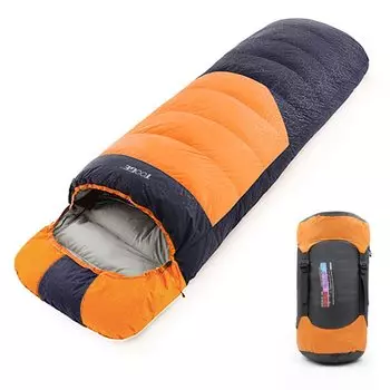 Tooge Winter Sleeping Down Sleeping Bag Temperature Second Waterproof and Heat 2 Pieces Fully Storage Bag Mountain Disaster Mountain Climbing Bag,