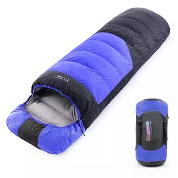 Tooge Winter Sleeping Down Sleeping Bag Temperature Second Waterproof and Heat 2 Pieces Storage Bag Mountain Disaster Mountain Climbing Right Bag,