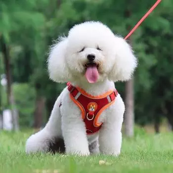 Tookka Dog Pet Smile Нагрудный ремень/шлейка Tookka, красный, 1 комплект