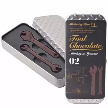 Tool Chocolate Set Mini Can Funny Funny Chocolate Monkey [Valentine 2025] (02 & Spanner)
