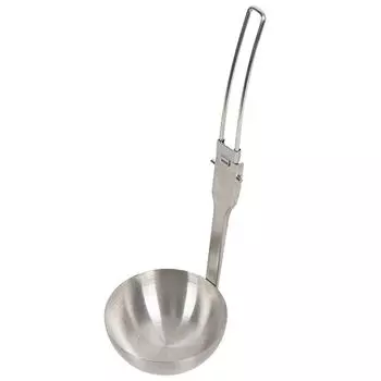 Tool Stainless Steel Travel Folding Slotted Spoon Foldable Spoon Soup Ladle Folding Spoon Colander Spoon