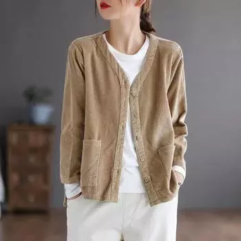 Tooling Jacket Женская короткая повседневная куртка Ранняя осенняя куртка 5XL чёрный